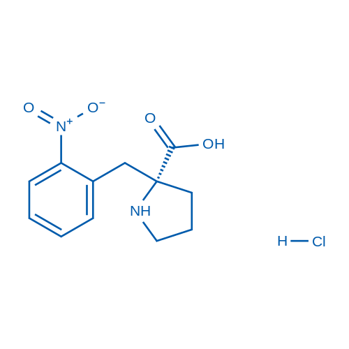 (R)-alpha-(2-nitro-benzyl)-proline.HCl