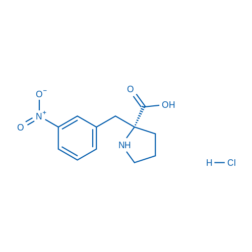 (R)-alpha-(3-nitro-benzyl)-proline.HCl
