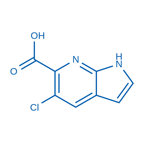 s5-Chloro-1H-pyrrolo(2,3-b)pyridine-6-carboxylic acid
