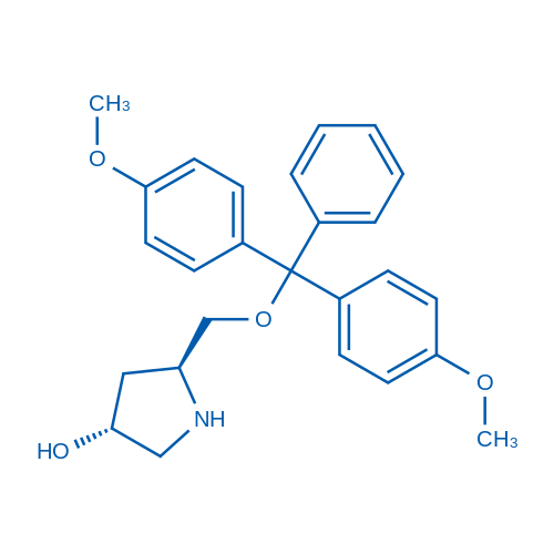 (3R,5S)-5-((bis(4-methoxyphenyl)(phenyl)methoxy)methyl)pyrro