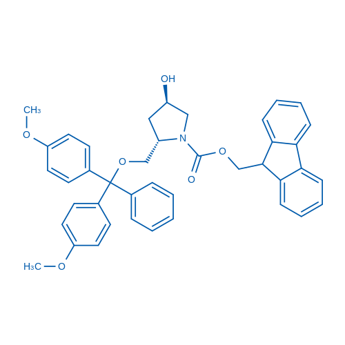 (9H-fluoren-9-yl)methyl (2S,4R)-2-((bis(4-methoxyphenyl)(phe