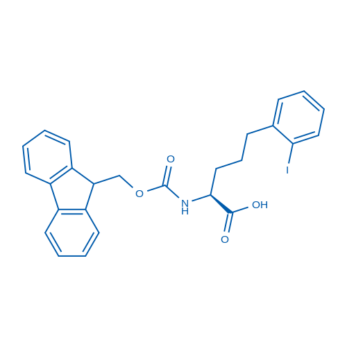 Fmoc-2-amino-5-phenyl(2-I)-L-pentanoic acid