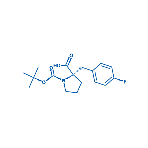 Boc-(S)-alpha-(4-fluoro-benzyl)-proline