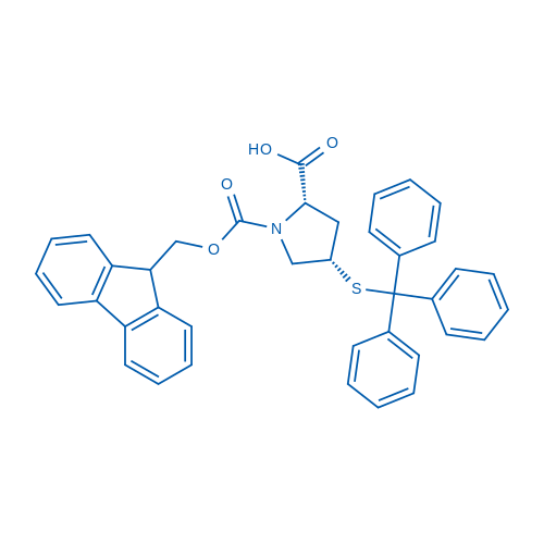 (2S,4S)-4-(tritylthio)pyrrolidine-2-carboxylic acid