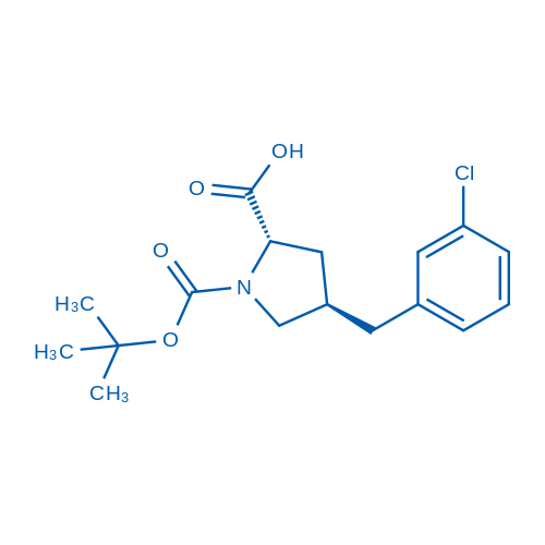 Boc-(R)-gamma-(3-chloro-benzyl)-L-proline