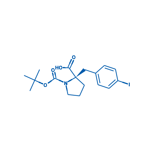 Boc-(R)-alpha-(4-iodo-benzyl)-proline