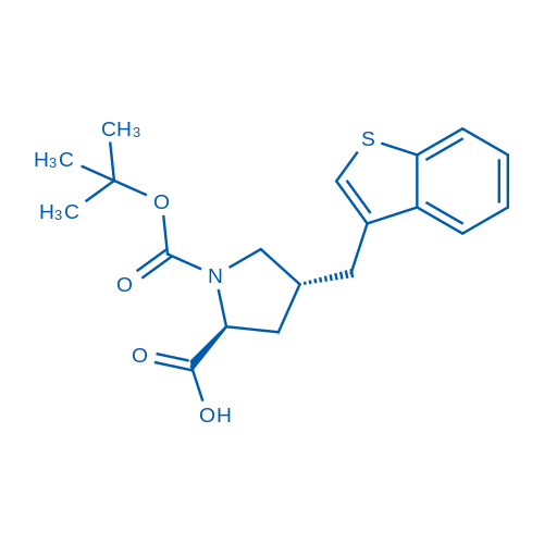 Boc-(R)-gamma-(3-benzothienyl-methyl)-L-proline