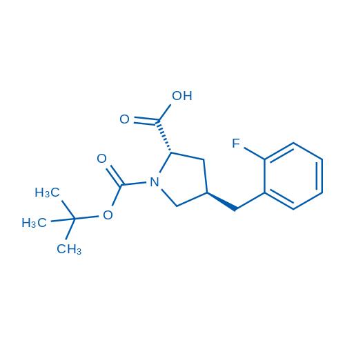 Boc-(R)-gamma-(2-fluoro-benzyl)-L-proline